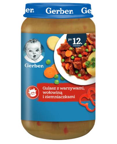 zdjęcie produktu Nestlé Gerber gulasz z warzywami wołowiną i ziemniaczkami po 12 miesiącu 250 g