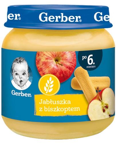 podgląd produktu Nestlé Gerber Jabłuszka z biszkoptem po 6 miesiącu 125 g