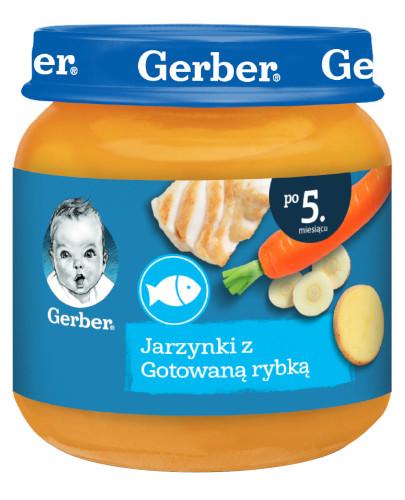zdjęcie produktu Nestlé Gerber jarzynki z gotowaną rybką po 5 miesiącu 125 g