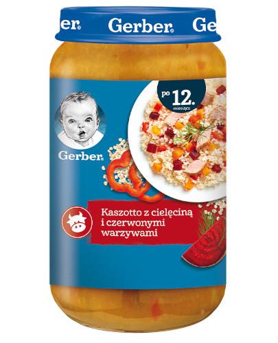 zdjęcie produktu Nestlé Gerber kaszotto z cielęciną i czerwonymi warzywami po 12 miesiącu 250 g