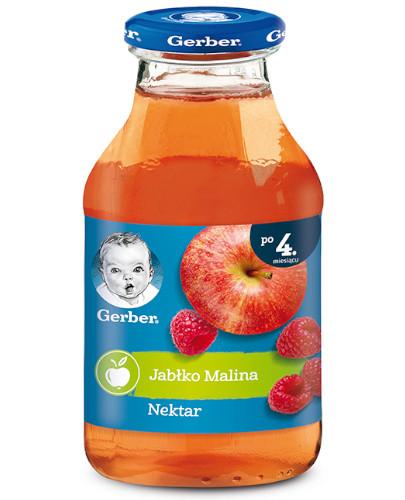 podgląd produktu Nestlé Gerber nektar jabłko malina po 4 miesiącu 200 ml