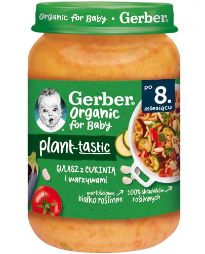 zdjęcie produktu Nestlé Gerber Organic for Baby Plant-tastic Gulasz z cukinią i warzywami po 8 miesiącu 190 g