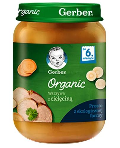 zdjęcie produktu Nestlé Gerber Organic warzywa z cielęciną po 6 miesiącu 190 g