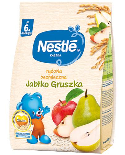 podgląd produktu Nestlé Kaszka ryżowa bezmleczna jabłko gruszka po 6 miesiącu 180 g