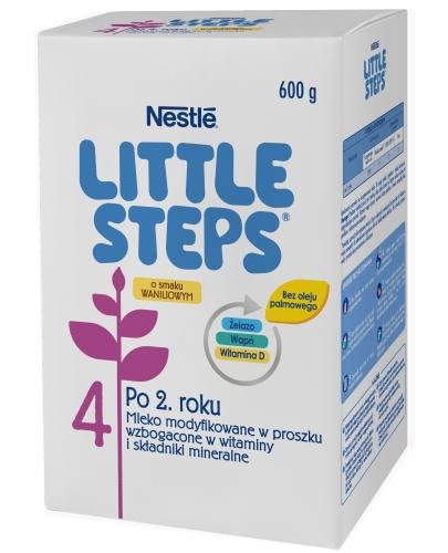 podgląd produktu Nestle Little Steps 4 Mleko w proszku o smaku waniliowym wzbogacone w żelazo, wapń i witaminę C po 2 roku życia 600 g