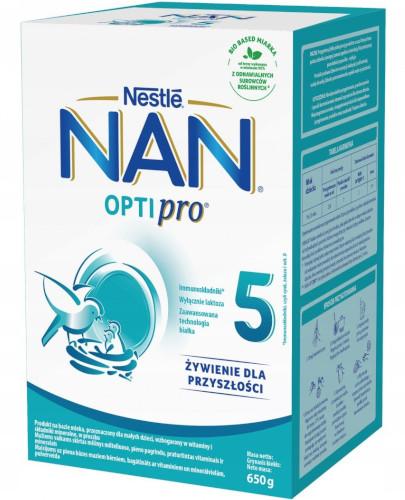 podgląd produktu NESTLE NAN OPTIPRO 5 Junior mleko modyfikowane dla dzieci po 2,5 roku życia 650 g