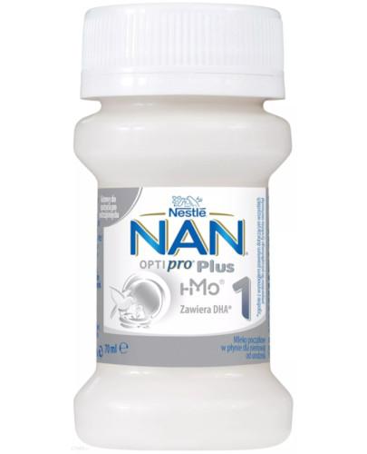 zdjęcie produktu NESTLE NAN OPTIPRO Plus 1 HM-O mleko początkowe w płynie 70 ml
