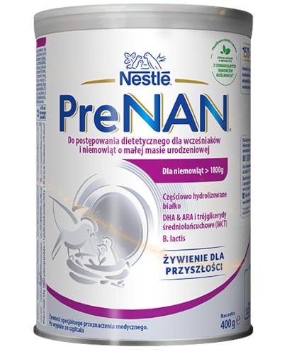 zdjęcie produktu NESTLE PreNAN preparat dla wcześniaków i niemowląt o małej masie urodzeniowej 400 g