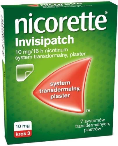 podgląd produktu Nicorette Invisipatch 10 mg/16 h system transdermalny 7 plastrów