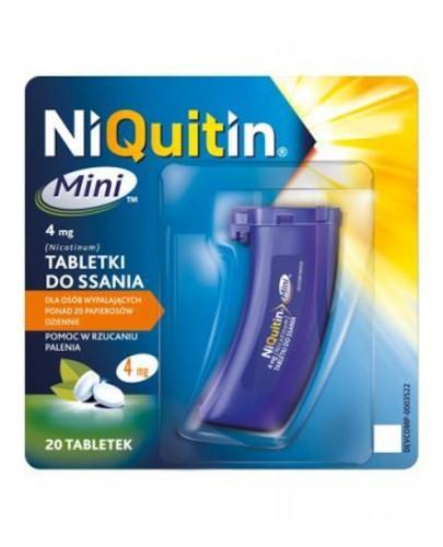 zdjęcie produktu NiQuitin Mini 4mg 20 tabletek do ssania