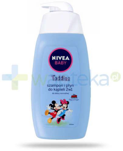 podgląd produktu Nivea Baby Toddies szampon do włosów skóra normalna 500 ml