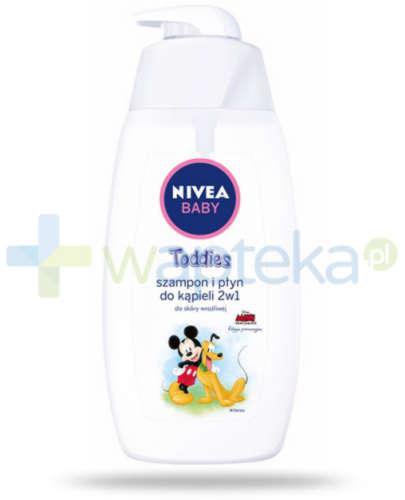 podgląd produktu Nivea Baby Toddies szampon i płyn do kąpieli 2 w 1 skóra wrażliwa 500 ml