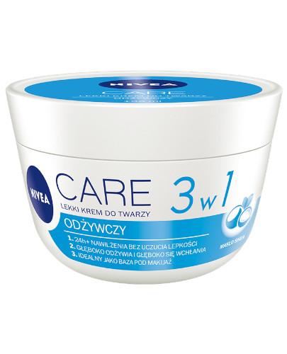 podgląd produktu Nivea Care 3w1 lekki krem do twarzy odżywczy 100 ml