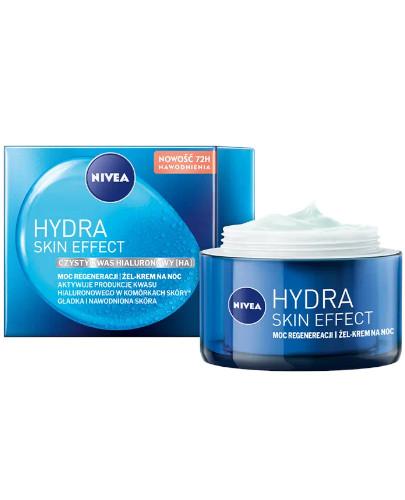 podgląd produktu Nivea Hydra Skin Effect moc regeneracji żel-krem na noc 50 ml