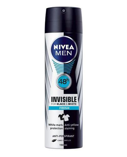 podgląd produktu Nivea Men Black&White Invisible Fresh antyperspirant spray 150 ml