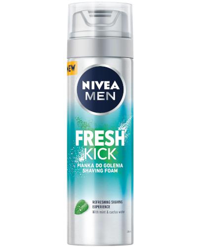 podgląd produktu Nivea Men Fresh Kick pianka do golenia 200 ml