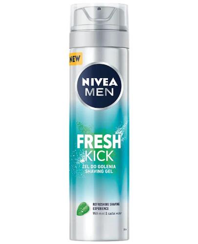 podgląd produktu Nivea Men Fresh Kick żel do golenia 200 ml