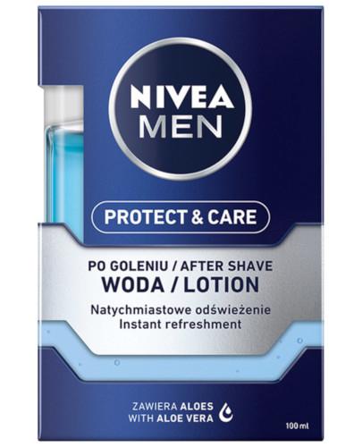 podgląd produktu Nivea Men Protect & Care odświeżająca woda po goleniu 100 ml