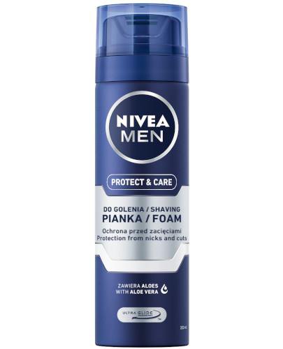 podgląd produktu Nivea Men Protect & Care pianka do golenia 200 ml