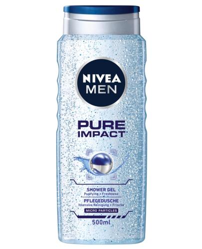 podgląd produktu Nivea Men Pure Impact Żel pod prysznic 500 ml