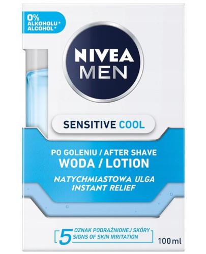 podgląd produktu Nivea Men Sensitive Cool woda po goleniu 100 ml