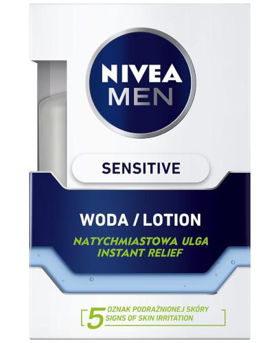 podgląd produktu Nivea Men Sensitive łagodząca woda po goleni 100 ml