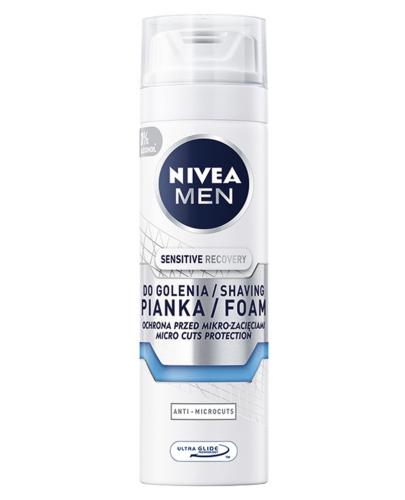podgląd produktu Nivea Men Sensitive Recovery Regenerująca pianka do golenia 200 ml