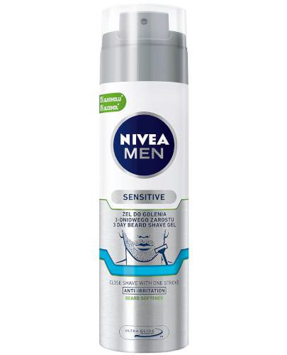 podgląd produktu Nivea Men Sensitive żel do golenia 3-dniowego zarostu 200 ml