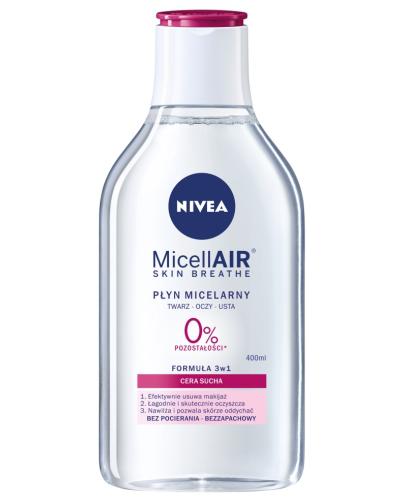 podgląd produktu Nivea MicellAir Skin Breathe pielęgnujący płyn micelarny do cery suchej 400 ml