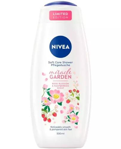 podgląd produktu Nivea miracle garden rose blossom & raspberries scent żel pod prysznic 500 ml
