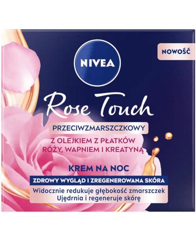 zdjęcie produktu Nivea Rose Touch przeciwzmarszczkowy krem na noc 50 ml