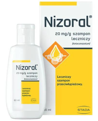 podgląd produktu Nizoral 20 mg/g szampon przeciwłupieżowy 60 ml