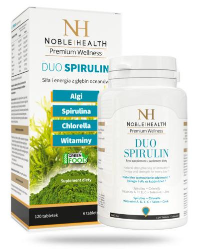 zdjęcie produktu Noble Health Duo Spirulin 120 tabletek