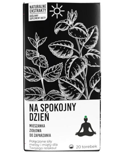 podgląd produktu Noble Health herbatka na spokojny dzień mieszanka ziołowo-owocowa 20 saszetek