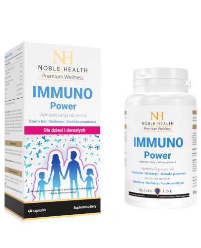 podgląd produktu Noble Health Immuno Power 60 kapsułek