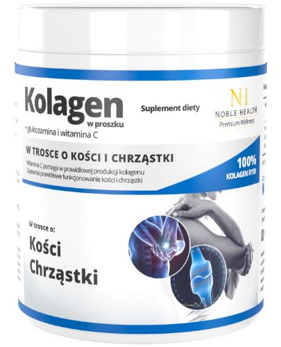 podgląd produktu Noble Health Kolagen w proszku + glukozamina i witamina C 100 g