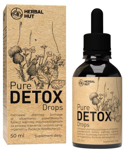 podgląd produktu Noble Health Pure Detox Drops krople na trawienie 50 ml