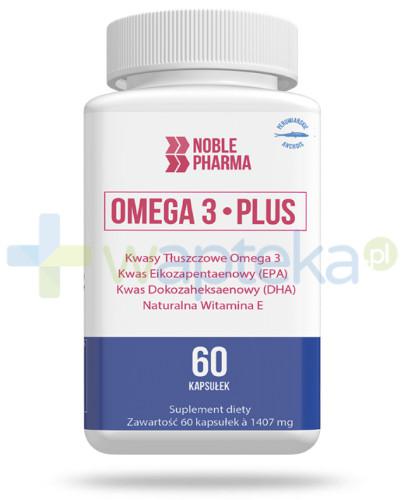 podgląd produktu Noble Pharma Omega 3 Plus 60 kapsułek