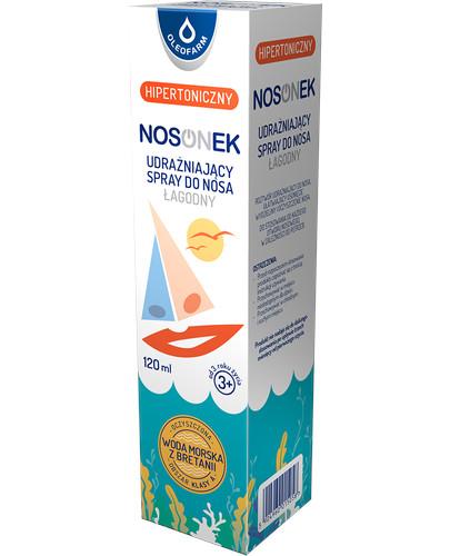 podgląd produktu Nosonek hipertoniczny udrażniający spray do nosa łagodny 120 ml