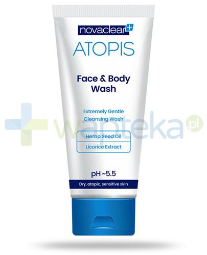 podgląd produktu NovaClear Atopis Face&Body Wash płyn do mycia twarzy i ciała 200 ml