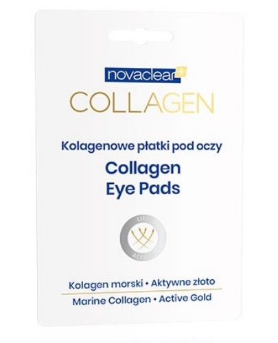 podgląd produktu Novaclear Collagen kolagenowe płatki pod oczy 2 sztuki