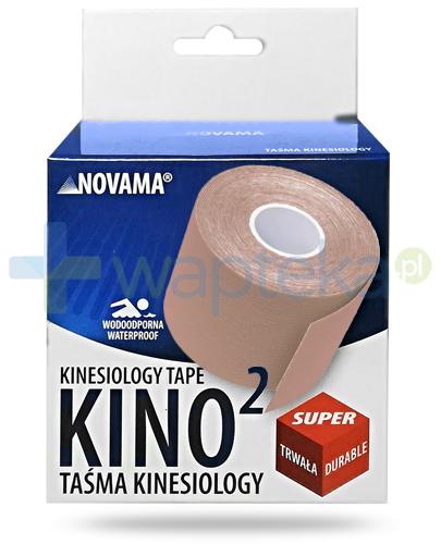 podgląd produktu Novama Kino2 taśma do kinesiotapingu 5cm x 5m kolor cielisty 1 sztuka
