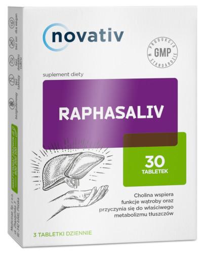 podgląd produktu Novativ Raphasaliv 30 tabletek