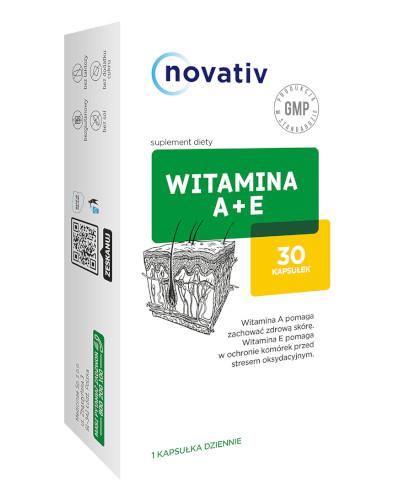 podgląd produktu Novativ Witamina A+E 30 kapsułek