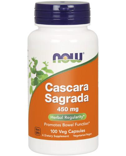 zdjęcie produktu NOW Foods Cascara Sagrada 450mg 100 kapsułek vege
