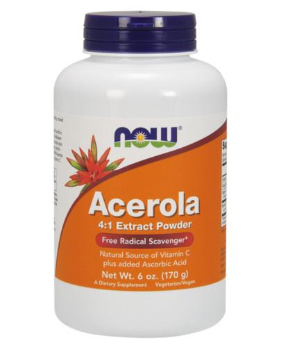 podgląd produktu NOW Foods Acerola 4:1 Extract Powder 170 g