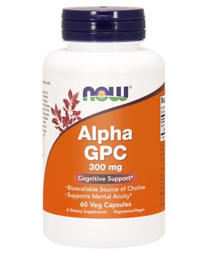 podgląd produktu NOW Foods Alpha GPC 300 mg 60 kapsułek