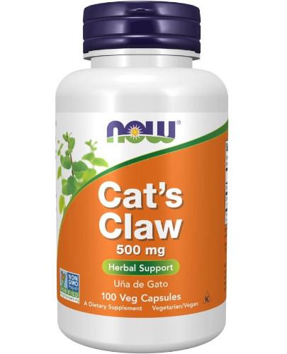 podgląd produktu NOW Foods Cat's Claw 500mg 100 kapsułek