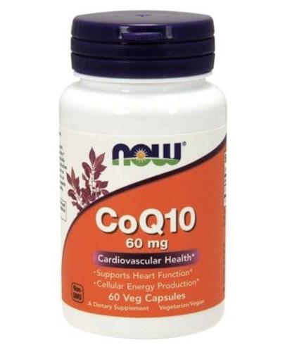 podgląd produktu NOW Foods CoQ10 60 mg (koenzym Q10) 60 kapsułek