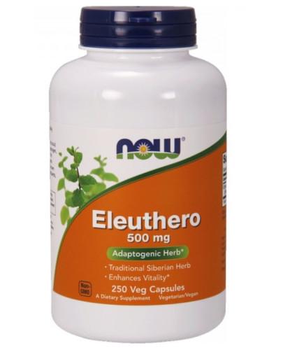 podgląd produktu NOW Foods Eleuthero 500 mg (żeń-szeń syberyjski) 250 kapsułek